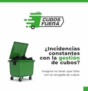 Servicio sacar cubos de basura