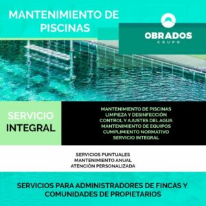 Servicio de mantenimiento de piscinas